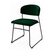 Stoel Velvet - Groen