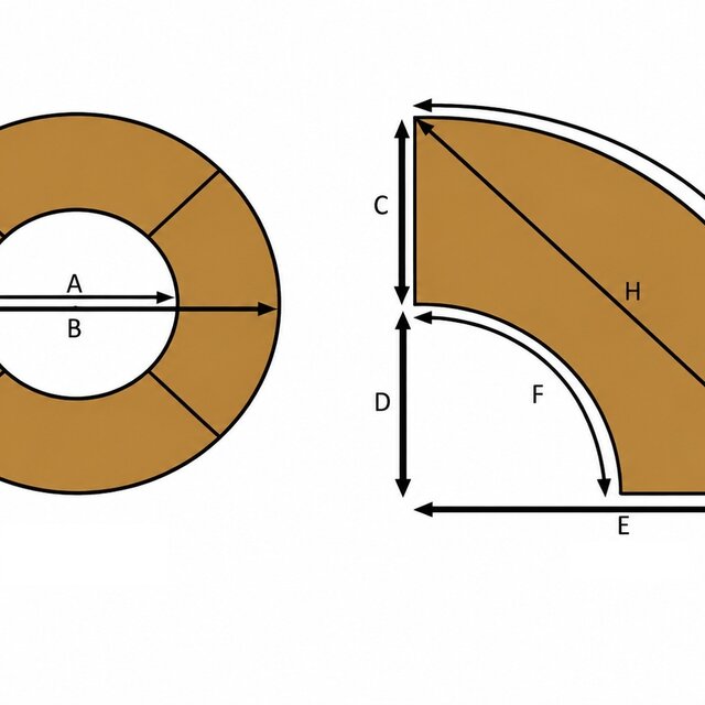 Buffettafel Wave 265x91cm - Hout