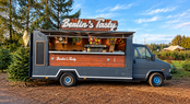 Berlin's tasty foodtruck -  Flamkuchen menu
