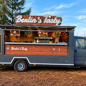 Berlin's tasty foodtruck -  Flamkuchen menu