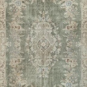 Vloerkleed vintage 160x230cm - Groen