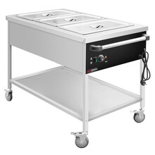 Bain marie serveerwagen