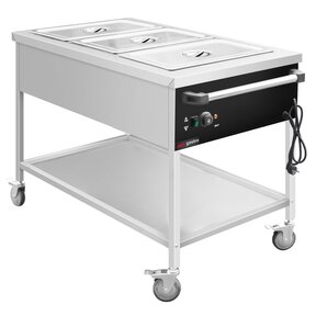 Bain marie serveerwagen