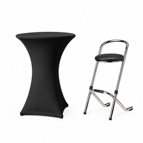 Staset rond - Inclusief statafelrok