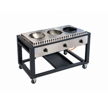 3 pits wokbrander