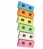 Garderobere nummers 500 stuks