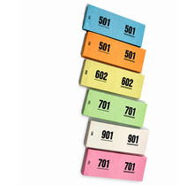 Garderobere nummers 500 stuks