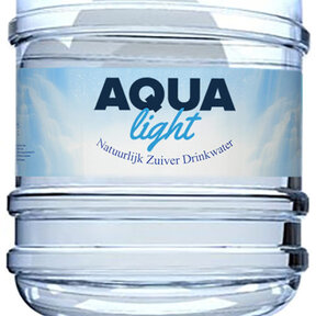 Fles aqua light water 18,9L - tbv waterkoeler