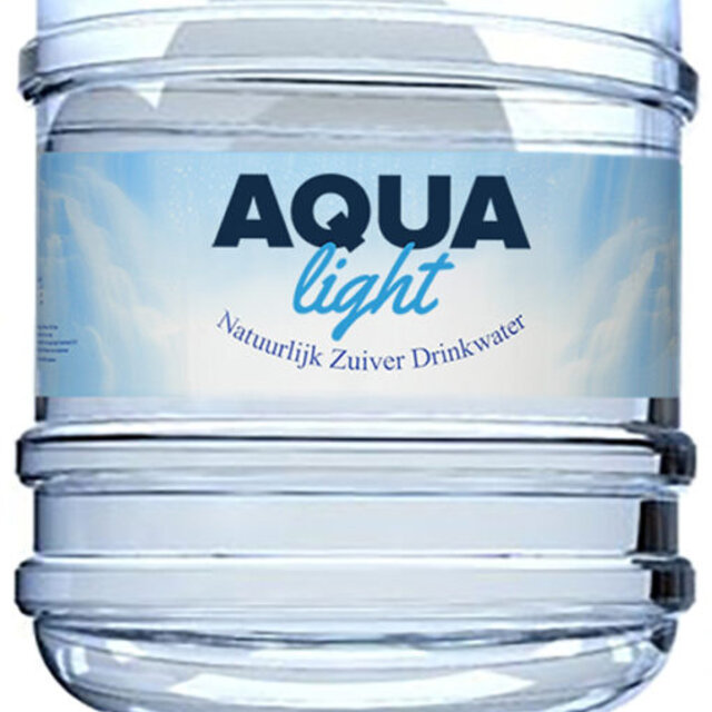 Fles aqua light water 18,9L - tbv waterkoeler