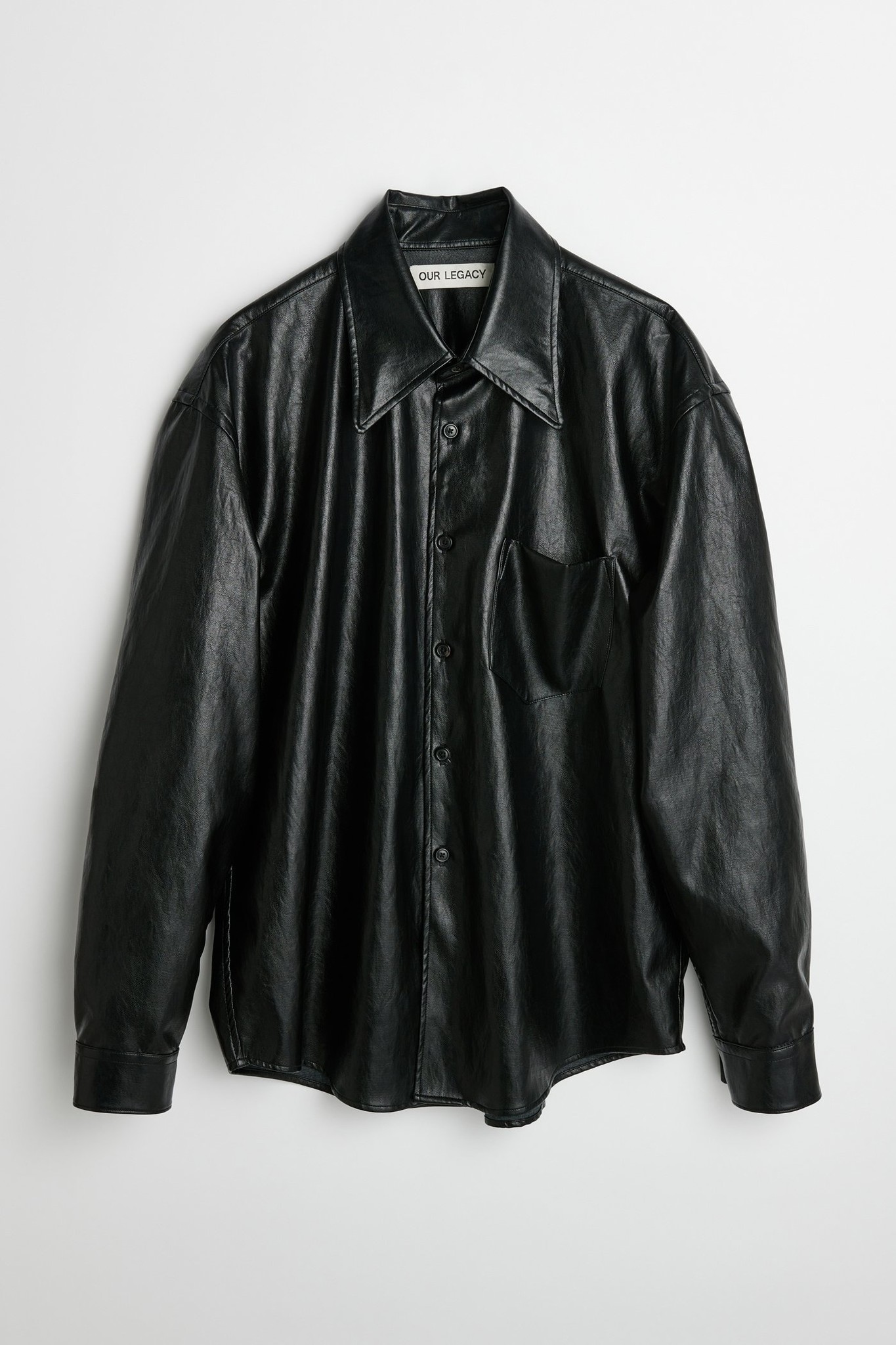 COCO 70S SHIRT FAKE LEATHER-1
