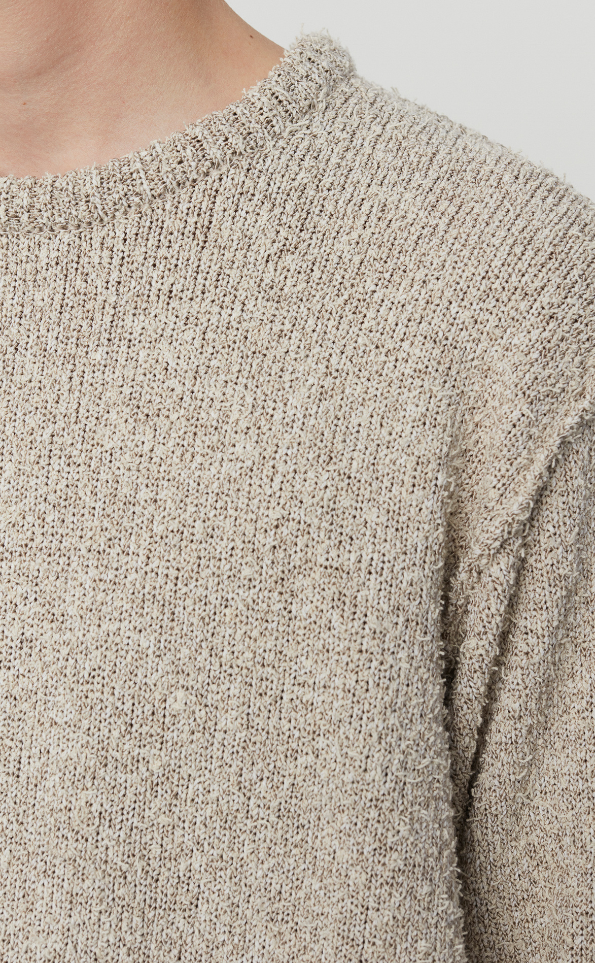 mfpen - Bouclé-Knit Sweater - White mfpen