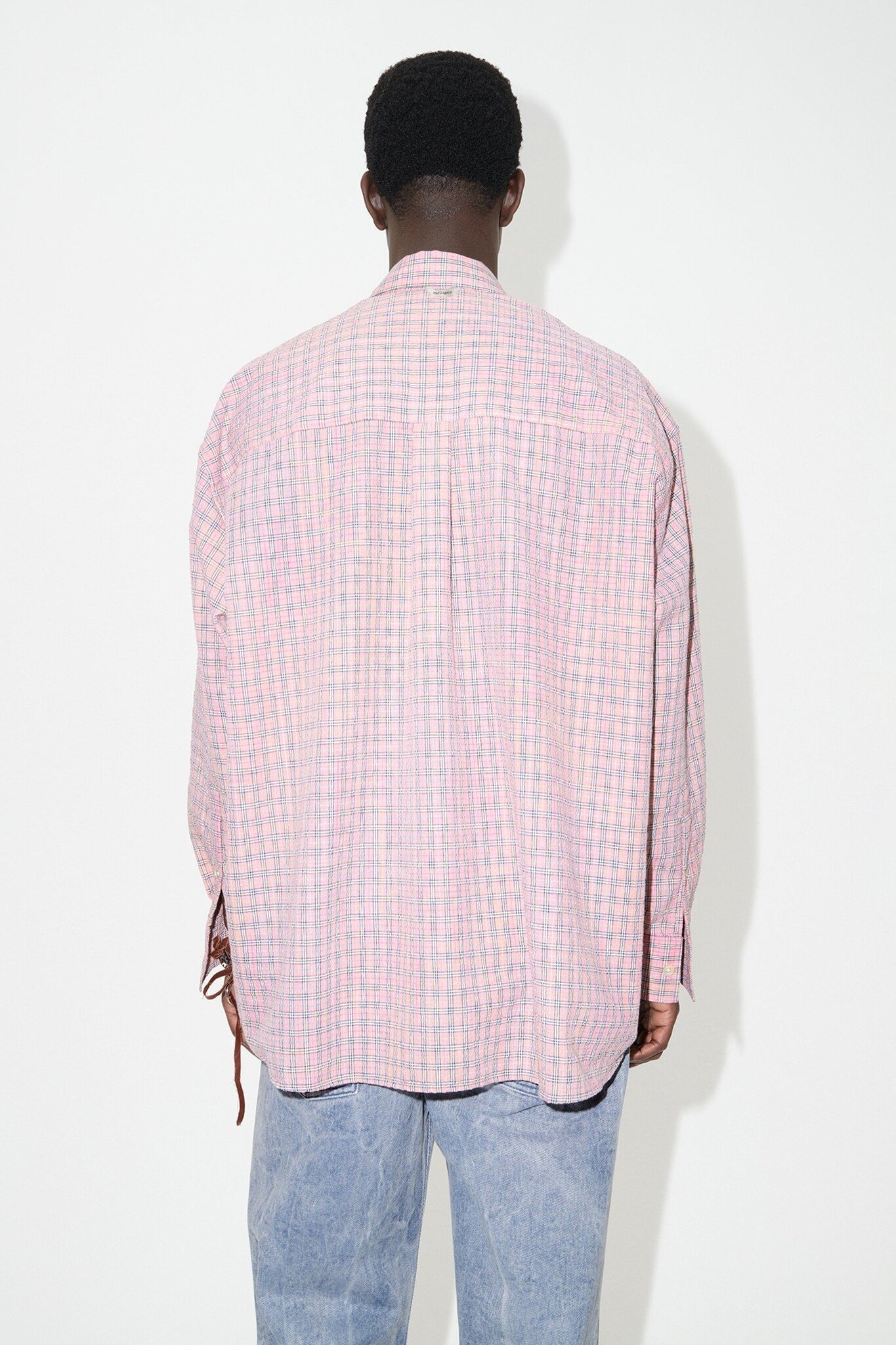 OUR LEGACY BORROWED BD SHIRT, Pink Kimble Check - RESERVOIR STORE