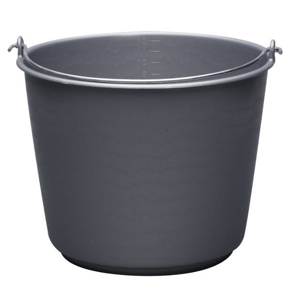 MM Grijze emmer (12 liter)