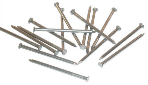 MacNails Spijker/ ruitkop blank, 1kg 5.0x110