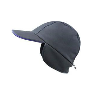 Softshell cap met oorwarmer, zwart