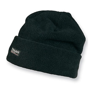 Zwarte fleece muts