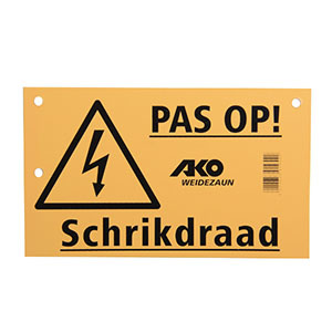 AKO Schrikdraad bordje AKO Schrikdraad bordje