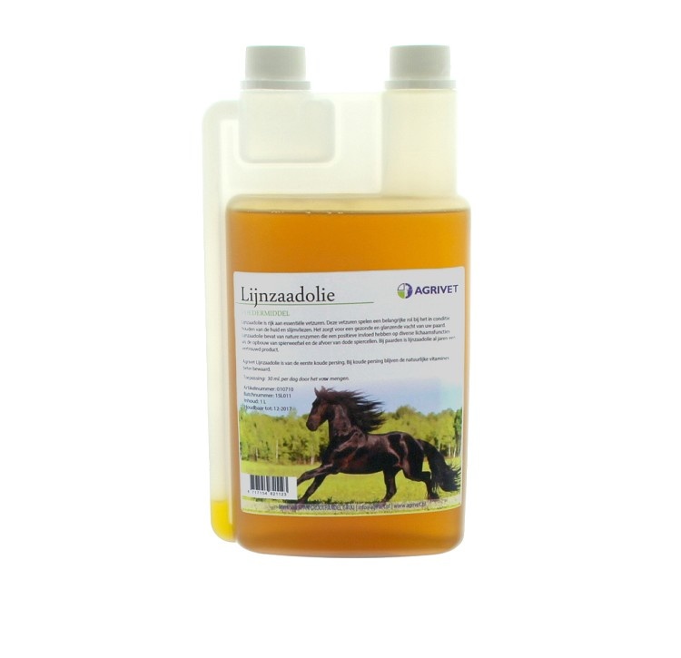 Agrivet Lijnzaadolie voedermiddel 5 Liter