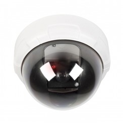 RC-DUMMY-13 Indoor dummy domecamera met witte rand en knipperled
