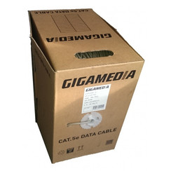 Gigamedia UTP305C5E UTP Cat 5E kabel voor ip camera's per meter