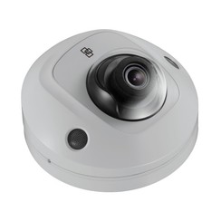 2 Mpx TruVision IP Wedge-Kamera mit festem Objektiv 2,0 mm. True D/N, WDR, 10 m IR, Audio, I/Os, IP66, IK08, Micro SDxx-Steckplatz. Stromversorgung PoE oder 12 VDC. Farbe: Grau.