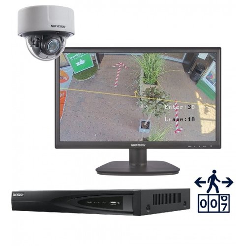 Hikvision Hikvision Indoor Counting Set met Confrontatie monitor