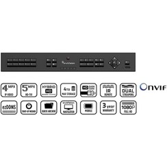TruVision 4 Kanaals Tribride TVI Recorder 2TB HDD