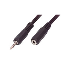 CABLE-423-2 Stereo-Verlängerungskabel 3,5 mm Klinke männlich weiblich