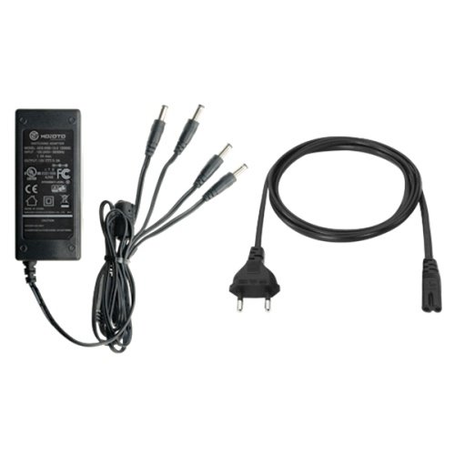 Recommand RCDC12V5A4V Gestabiliseerde 12 Volt voeding 5000mA, 4x DC aansluiting