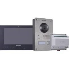 Hikvision 2-Draads Intercom IP systeem met zwart 7" scherm