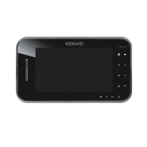 Kenwei Kenwei 7" Kleuren LCD Zwart/Chroom met Softtouch toetsen