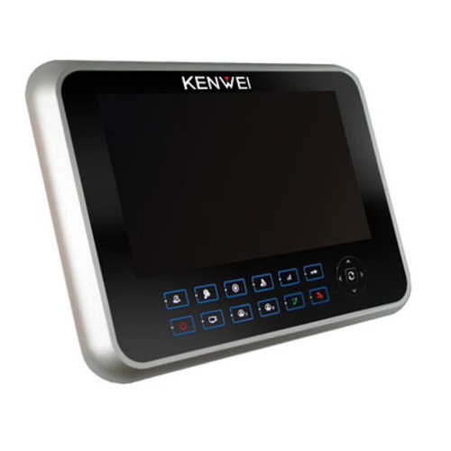 Kenwei Kenwei 9" kleur hands-free video deurtelefoon met beeldge...