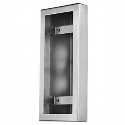 Aufputzkante aus Edelstahl für Hikvision DS-KD8002-VM und DS-KD8102-V