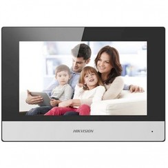 Hikvision DS-KH6320-WTE1-EU 7" touchscreen monitor - zwart