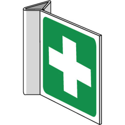 ABtec GmbH ABtec N46653 Evacuatie pictogram met symbool EHBO haaks 200 x 200 mm