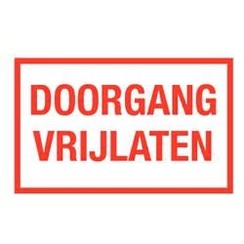 Doorgang Vrijlaten