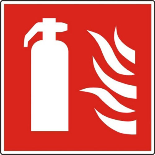 Pikt-O-Norm Selbstklebender Symbol-Feuerlöscher