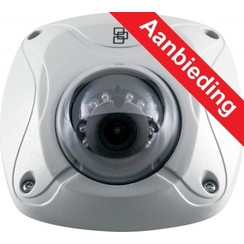 TruVision 1,3MP grijze Wedge mini dome camera 2,8mm met infrarood