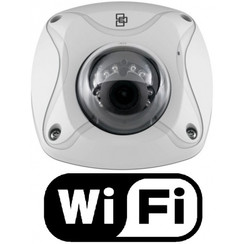 Truvision 1,3MP,2.8mm witte mini bolcamera met WIFI en infrarood