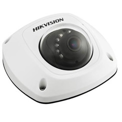 Hikvision 3Mp IP Wedge mini domecamera , 4mm, micro SD, infrarood