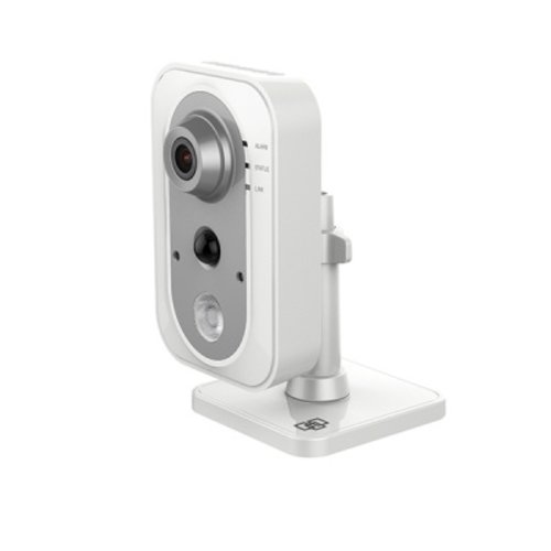 Zero Wire Interlogix ZeroWire 1,3MP witte Wedge mini Cube Camera 2,8mm met infrarood