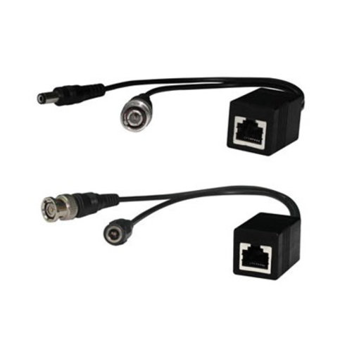 Recommand Video balun BNC video/audio naar UTP met power transceiver