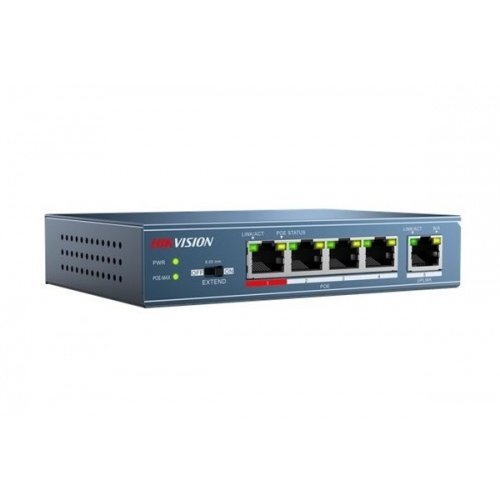 Hikvision Hikvision Gigabit PoE Switch unmanaged, 4 poorts