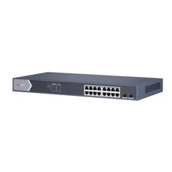 Hikvision Gigabit PoE Switch unmanaged, 16 poorts