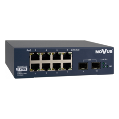 NoVus NVS-3208SP-EH PoE+ Switch 8-Port