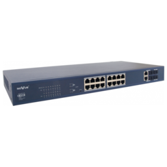 NoVus NVS-5116SP PoE+ Switch 16-Port