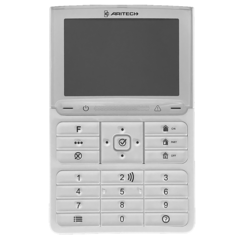Aritech ATS1125 Everon-Tastatur mit Mifare-Lesegerät, Weiß