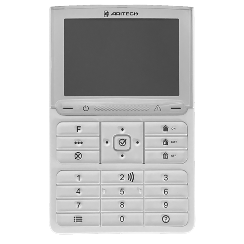 Aritech Aritech ATS1125 Everon keypad met Mifare lezer - Wit