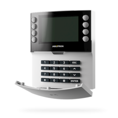 Jablotron JA-155E draadloos bedieningspaneel met RFID lezer - wit