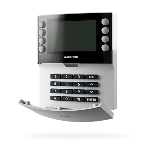 Jablotron Jablotron JA-155E draadloos bedieningspaneel met RFID lezer - wit